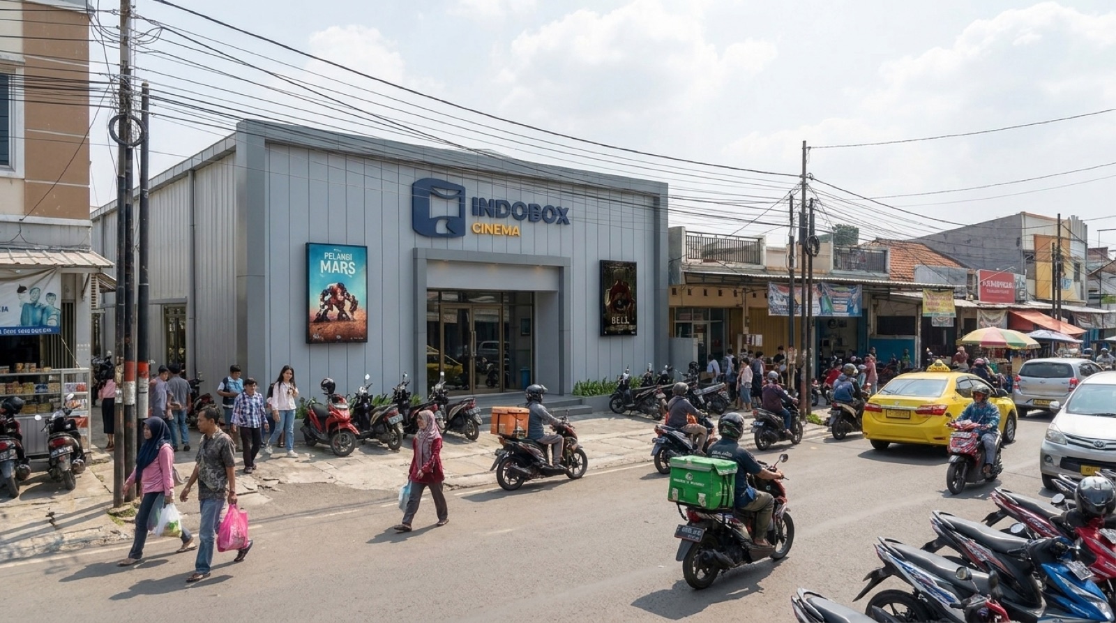 Indobox Cinema ramai pengunjung di pusat keramaian